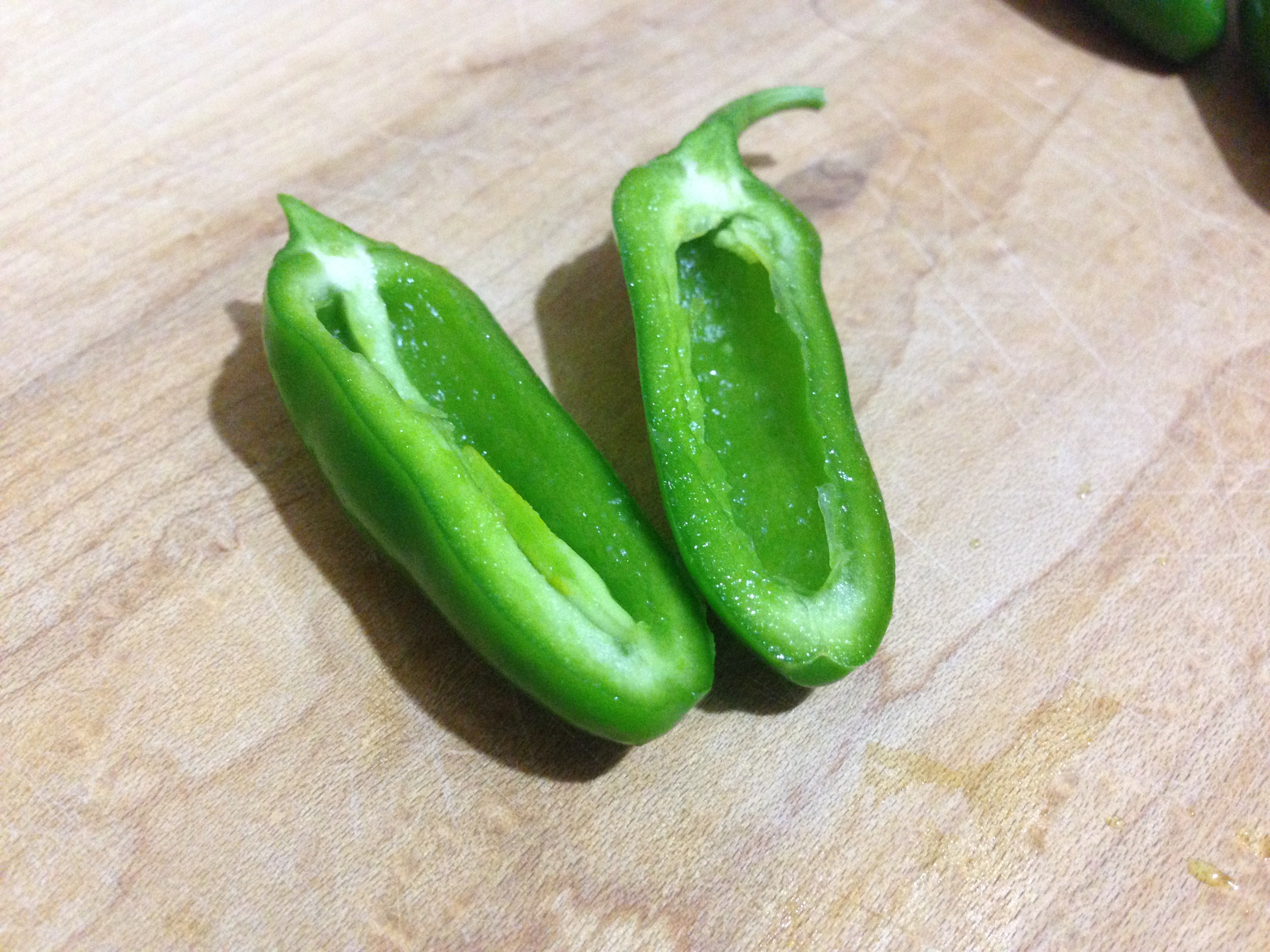 jalepenos hollowed